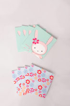 Load image into Gallery viewer, Pack of 8 small square notecards