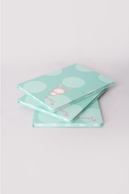 Load image into Gallery viewer, A5 green bunny b hardback notebook (3 styles)
